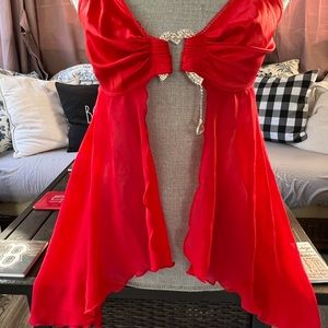 Red Elegant Moments baby doll lingerie